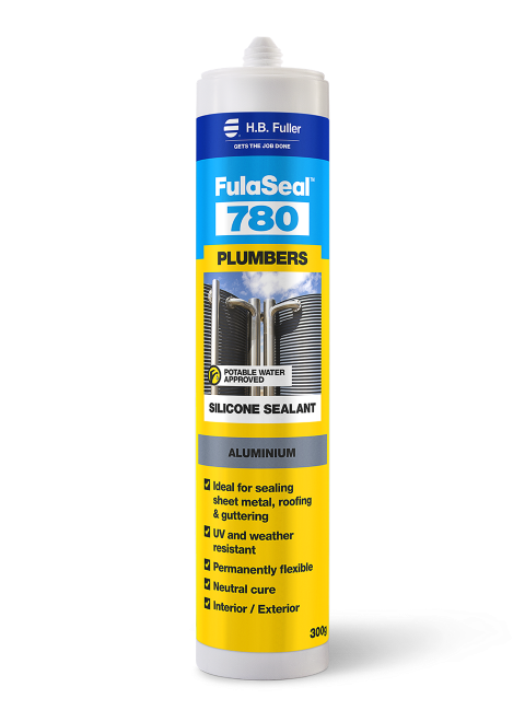 FULLERS 780 PLUMBERS SILICONE - ALUMINIUM 300G - 7024544033